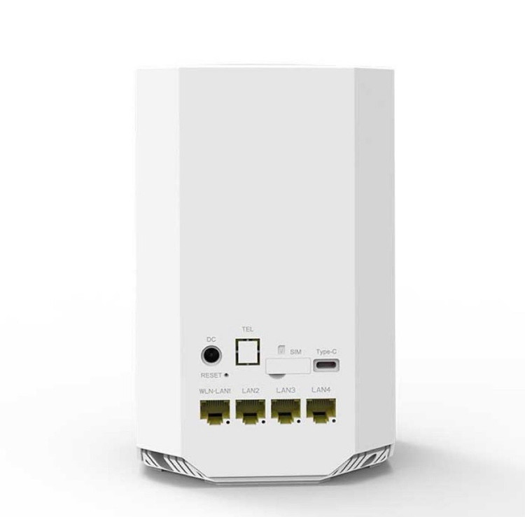 مودم ZLT X28 Pro نمای پشت - هلدینگ حلاج