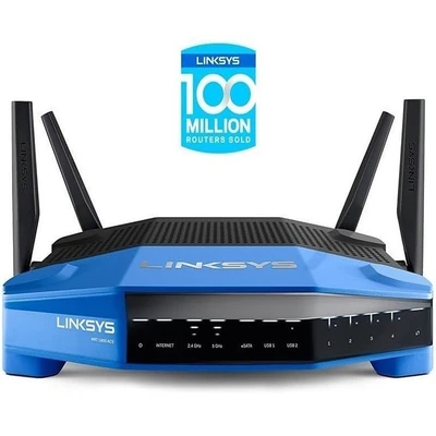 روتر بی‌سیم لینکسیس مدل WRT1900ACاستوک A+